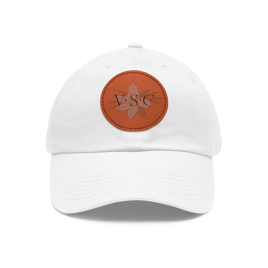 Limited Edition Vanilla Social Club Leather Patch Dad Hat